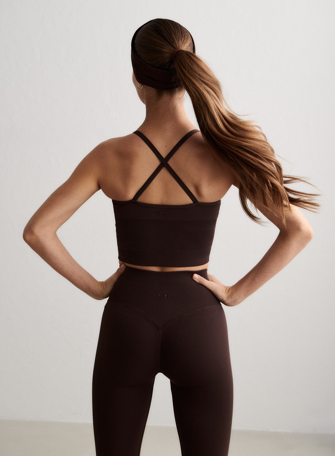 Chocolate Shape Seamless Cross Back Bralette