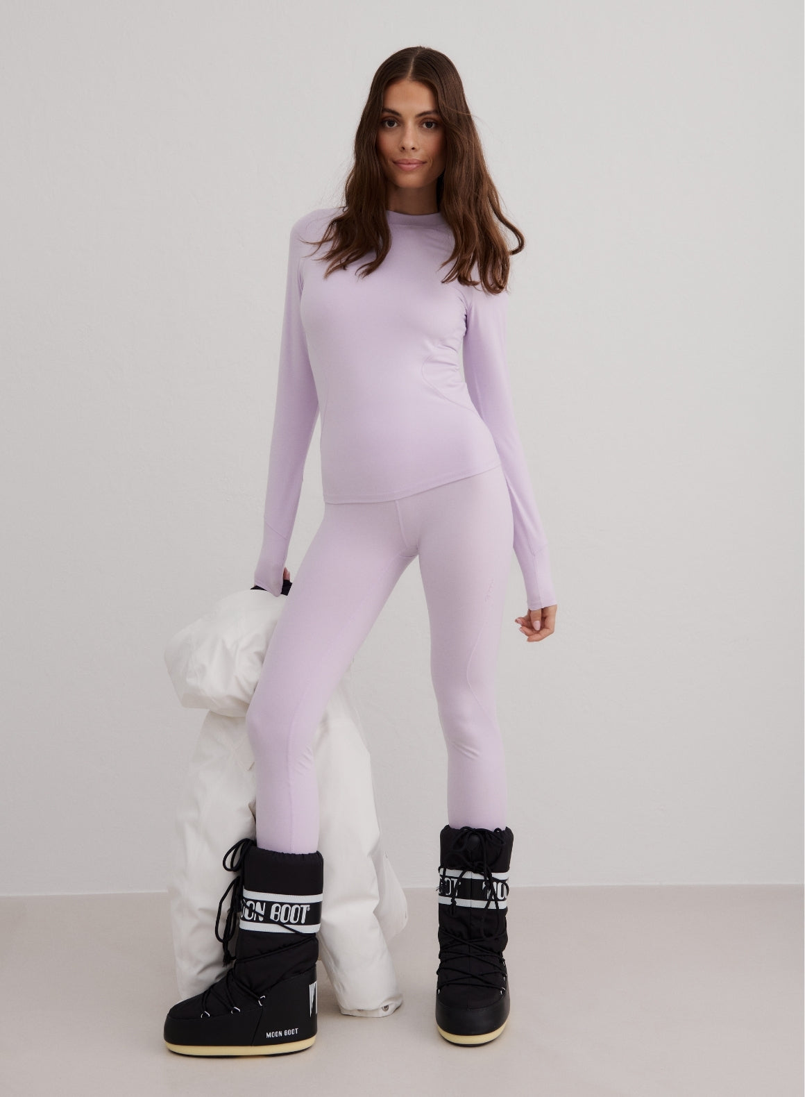 Pale Lavender Baselayer Leggings